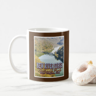 NEW RIVER GORGE NATIONAL PARK - VÄSTER VIRGINIA US KAFFEMUGG