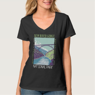 New River Gorge National Park Vintage Distress T Shirt