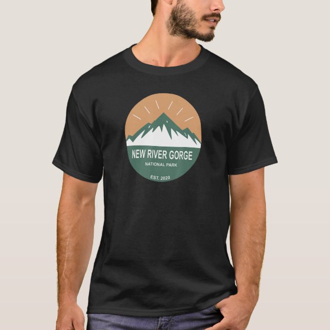New River Gorge Nationalpark 5 T Shirt (Framsida)