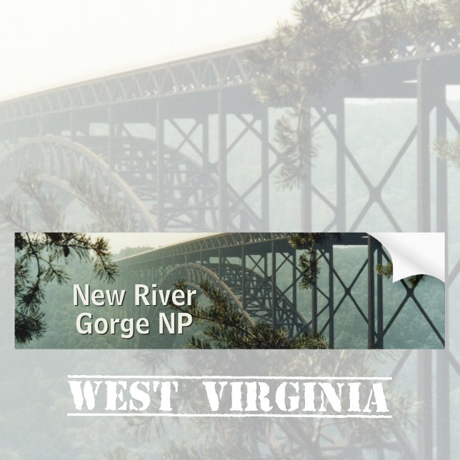 New River Gorge nationalpark Bildekal (Skapare uppladdad)