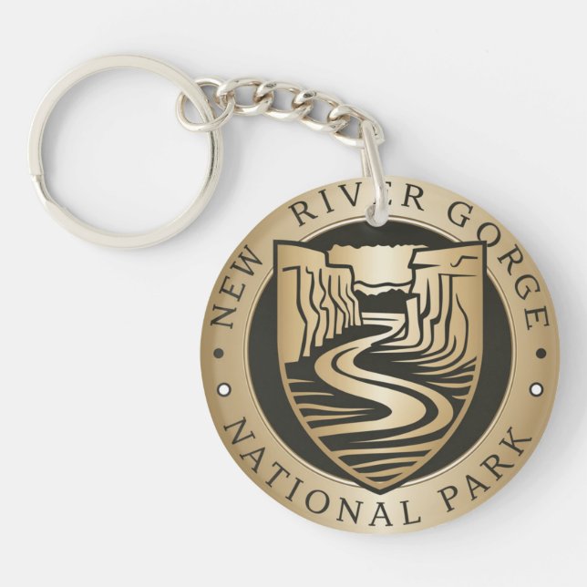 New River Gorge nationalpark Golden Emblem (Framsidan)