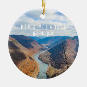 New River Gorge nationalpark Julgransprydnad Keramik