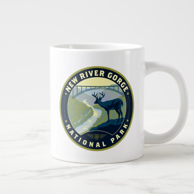 New River Gorge nationalpark Jumbo Mugg (Höger)