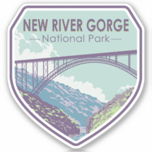 New River Gorge nationalpark Klistermärken