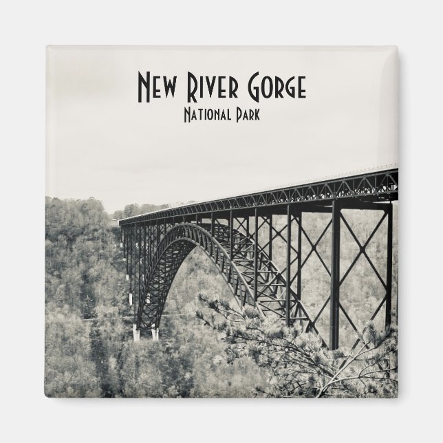 New River Gorge nationalpark Magnet (Framsidan)