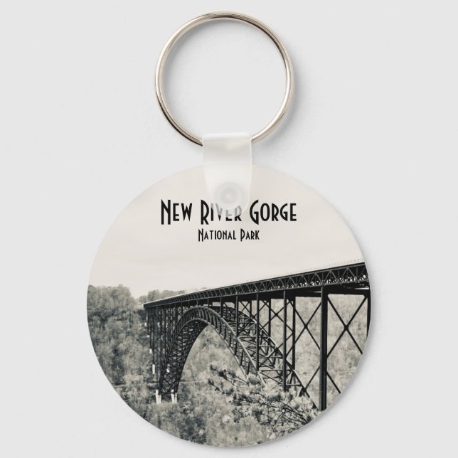 New River Gorge nationalpark Nyckelring (Framsida)
