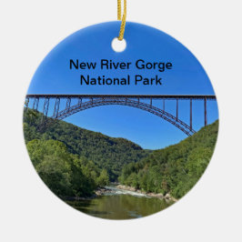 New RIver Gorge nationalpark ornament
