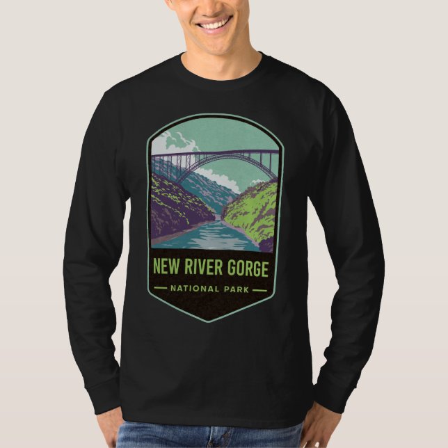 New River Gorge nationalpark T Shirt (Framsida)