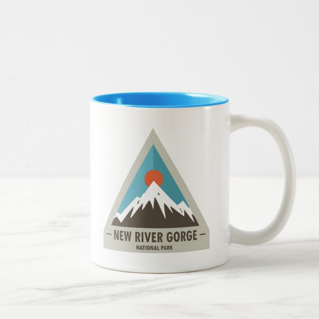 New River Gorge nationalpark Två-Tonad Mugg (Höger)