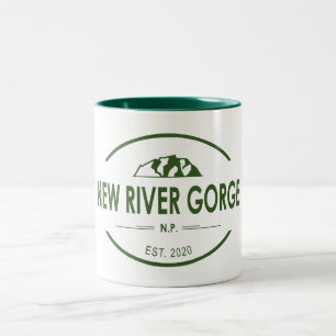 New River Gorge nationalpark Två-Tonad Mugg