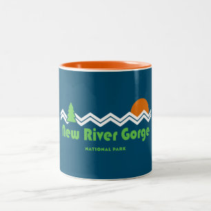 New River Gorge nationalpark Två-Tonad Mugg