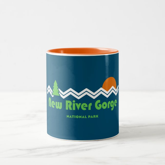 New River Gorge nationalpark Två-Tonad Mugg (Center)