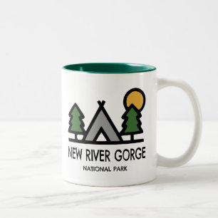 New River Gorge nationalpark Två-Tonad Mugg