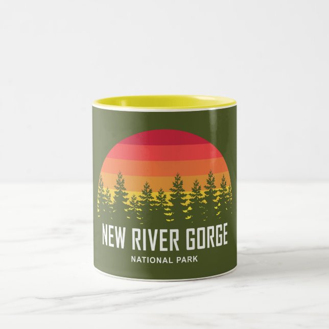 New River Gorge nationalpark Två-Tonad Mugg (Center)