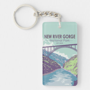 New River Gorge nationalpark Väster Virginia Brid