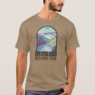 New River Gorge nationalpark Väster Virginia Bridg T Shirt
