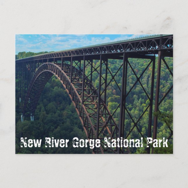 New River Gorge nationalpark Vykort (Framsida)