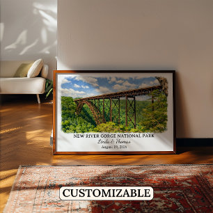 New River Gorge Nationalpark West Virginia Beställ Poster