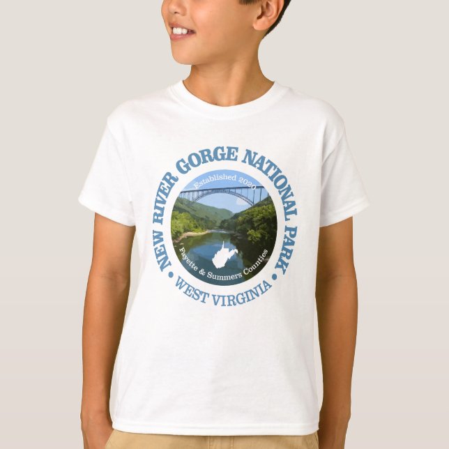 New River Gorge (NP2) T Shirt (Framsida)