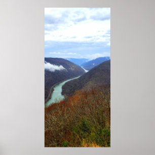 New River Gorge, Väster Virginia Poster