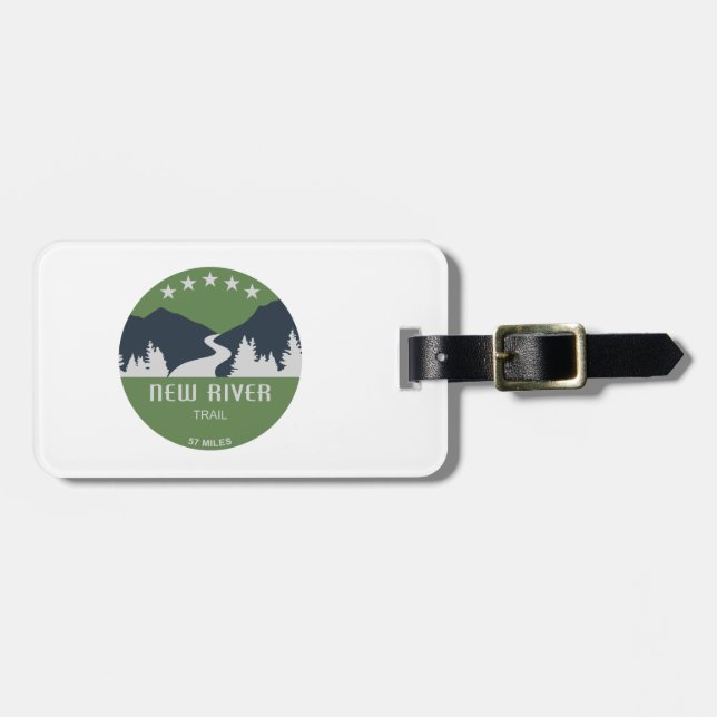 New River Trail Bagagebricka (Horisontell Framsida)