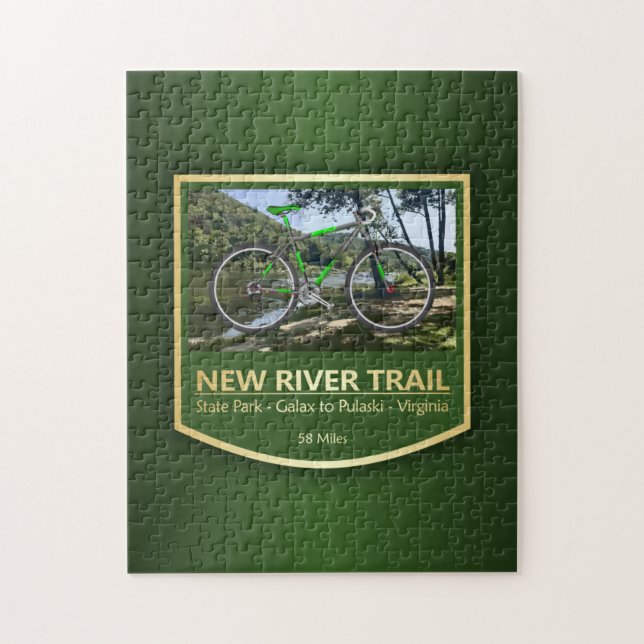 New River Trail SP (cykel2) Pussel (Vertikal)