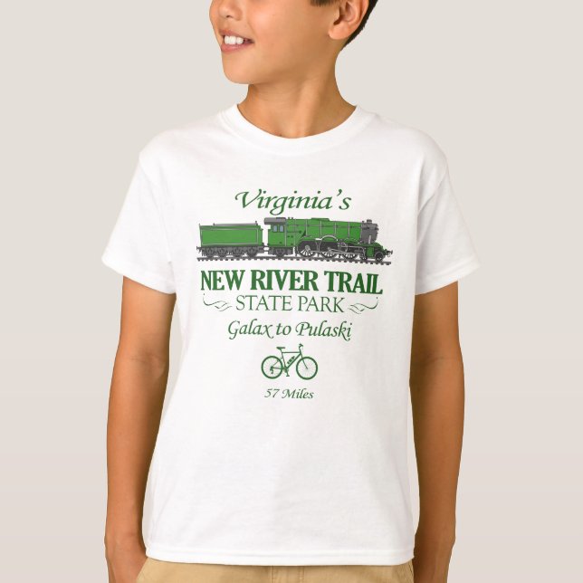New River Trail SP (RT2) T Shirt (Framsida)