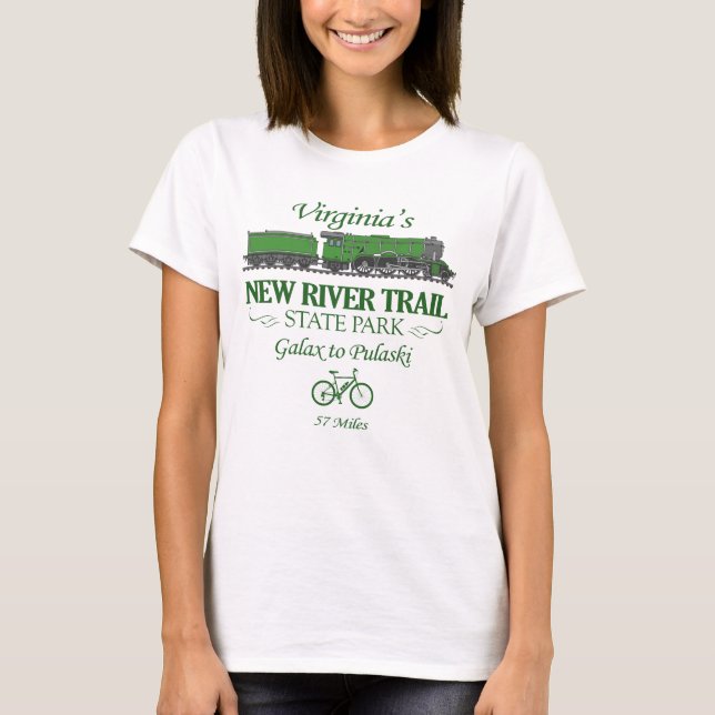 New River Trail SP (RT2) T Shirt (Framsida)