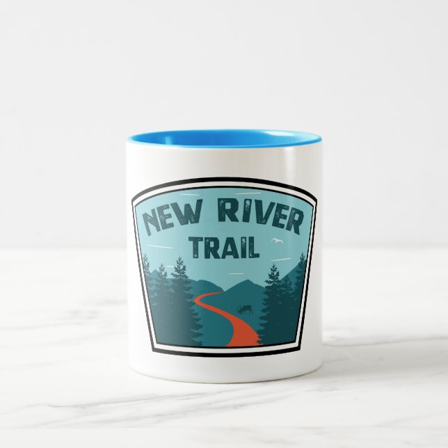 New River Trail Två-Tonad Mugg (Center)