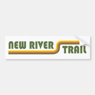 New River Trail Virginia Bildekal