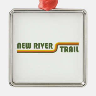 New River Trail Virginia Julgransprydnad Metall