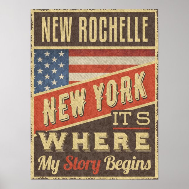 New Rochelle New York Poster (Framsidan)