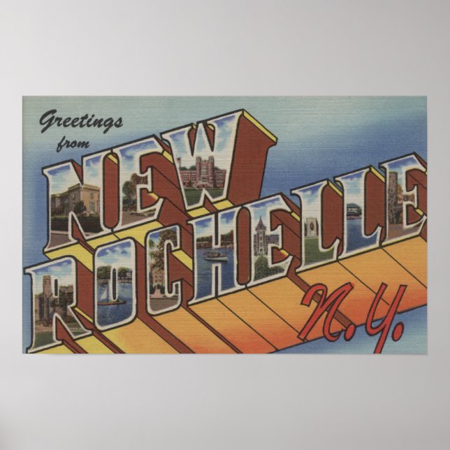 New Rochelle, New York - Stora Brev Scenes Poster (Framsidan)