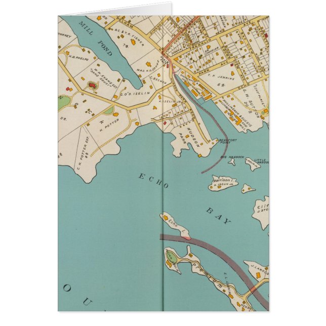New Rochelle, NY Hälsningskort (Framsidan)