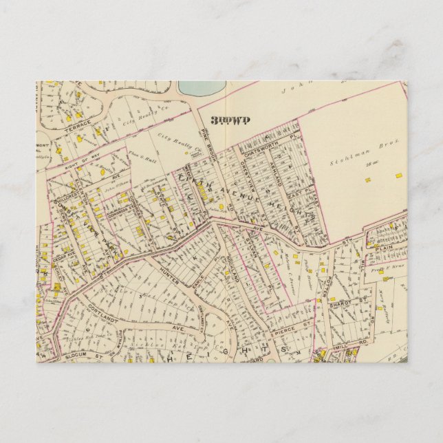 New Rochelle wards 1, 3, New York Vykort (Framsida)