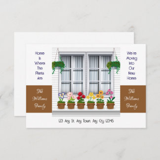 New Roots & Blooming Views New Home Announcement Meddelande