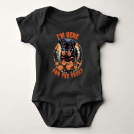 New Rottweiler Puppy Halloween Baby Bodykosty T Shirt