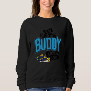 New Running kompis kommer snart Baby Gravid Annou T Shirt