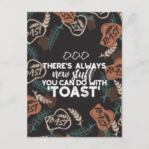 New Saker i Toast Bread Quote Vykort