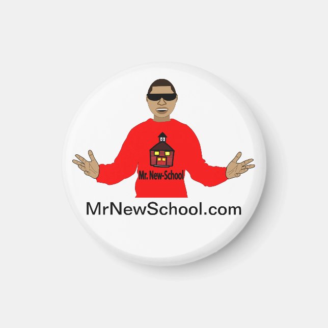 New-School Magnet (1,25 tum) (Framsidan)
