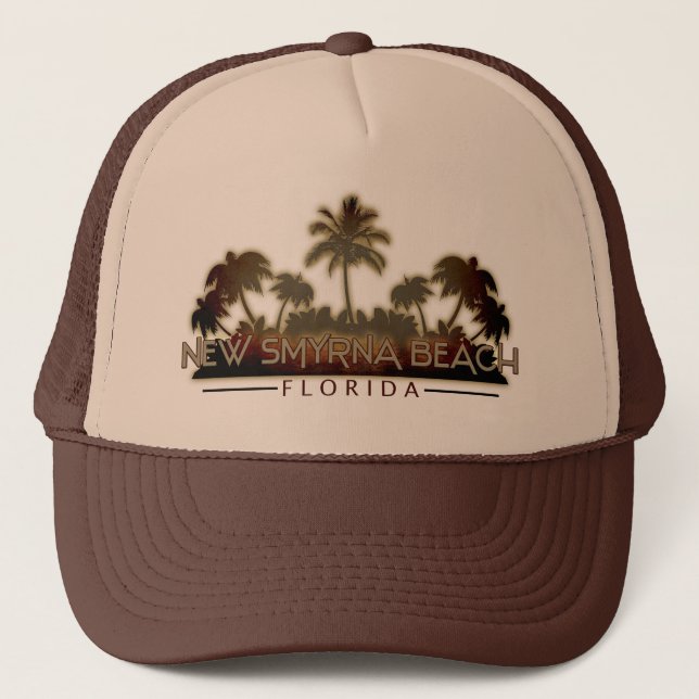 New Smyrna Beach Florida handflatan hat Keps (Framsida)