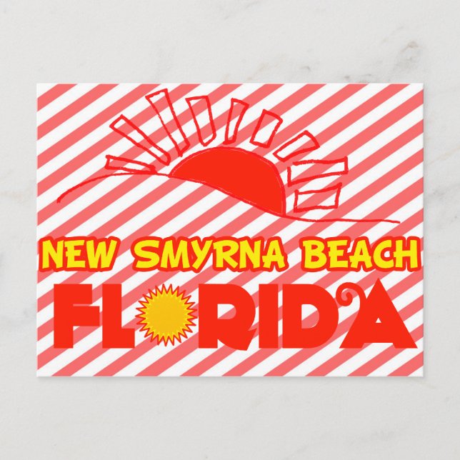 New Smyrna Beach, Florida Vykort (Framsida)