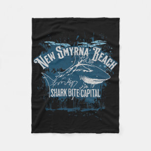 New Smyrna Beach Hajbädds Katalog Över Världen Gra Fleecefilt