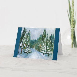 New Snö, by Munch, Fine Art Helgkort