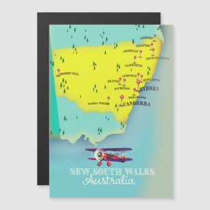New South Wales Australia karta