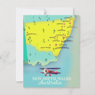 New South Wales Australia karta