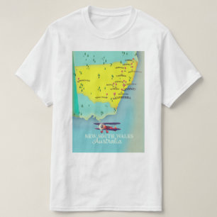 New South Wales Australia karta T Shirt