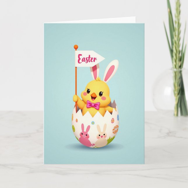 New Springtime Friend Easter Card Kort (Framsida)