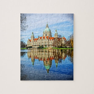 New Town Hall - Hannover, Tyskland - 8 x 10 - 110 Pussel