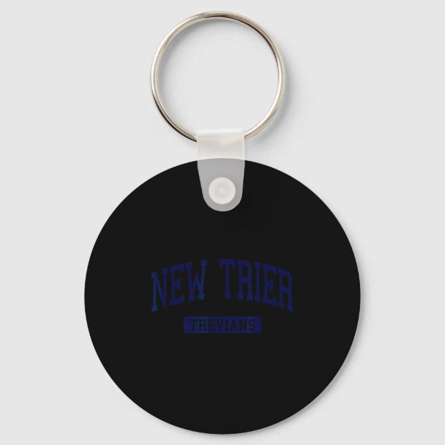 New trier high school hs winnetka il variatidrott nyckelring (Framsida)